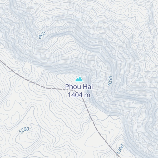 Map of Phou Hai