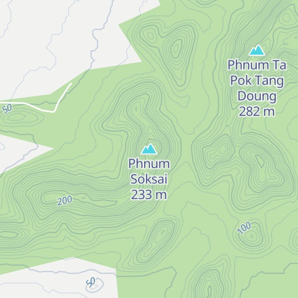 Map of Phnum Soksai