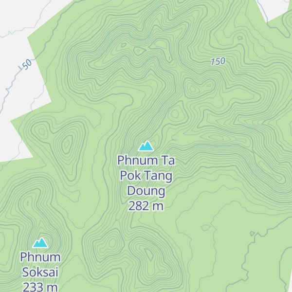 Map of Phnum Ta Pok Tang Doung