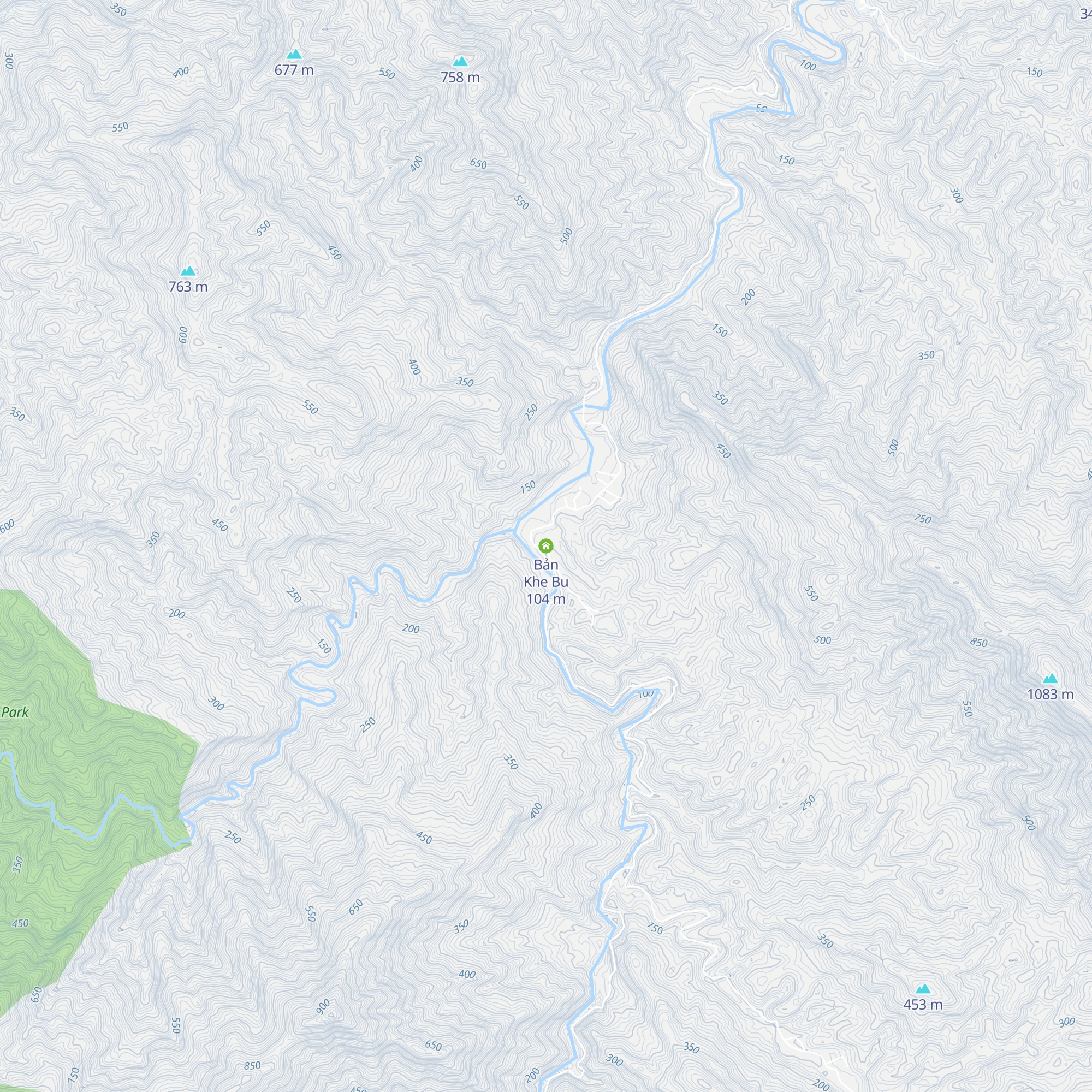 Bản Khe Bu map