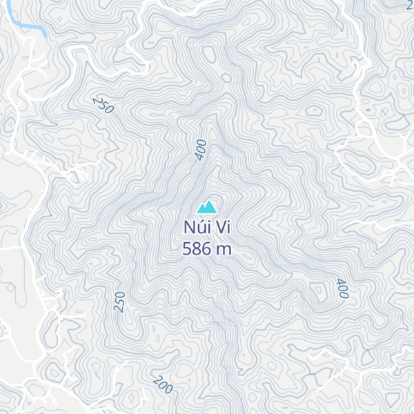 Map of Núi Vi