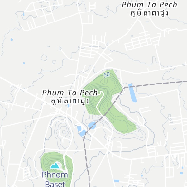 Map of Phnom Baset (north)