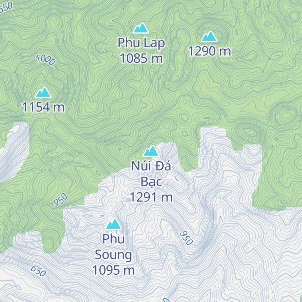 Map of Núi Đá Bạc