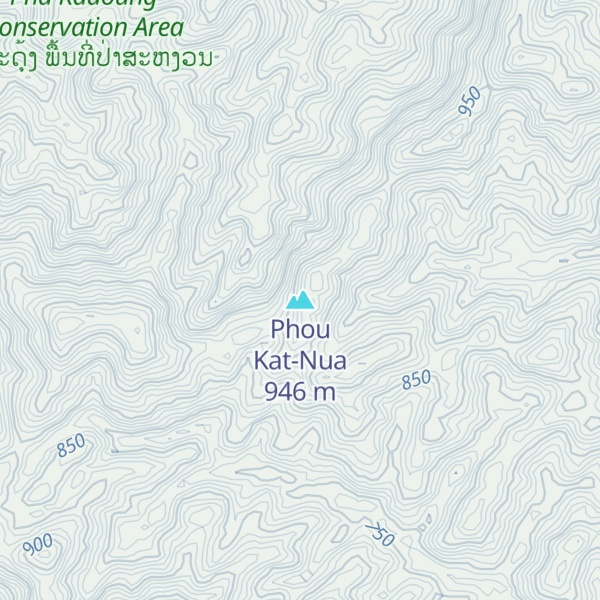 Map of Phou Kat-Nua