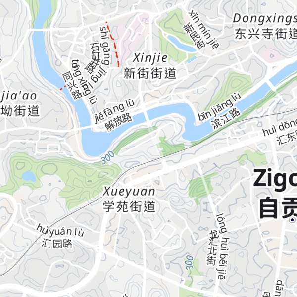 Map of Fù Táishān
