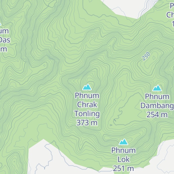 Map of Phnum Chrak Tonling