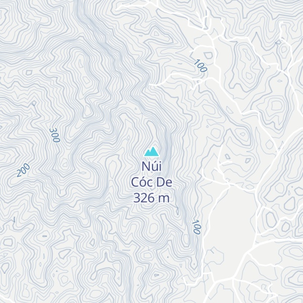 Map of Núi Cóc De
