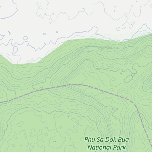 Map of Phu Sa Dok Bua