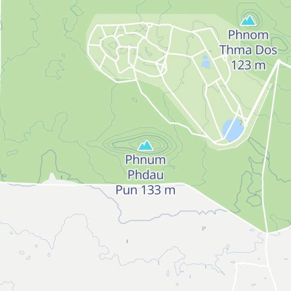 Map of Phnum Phdau Pun