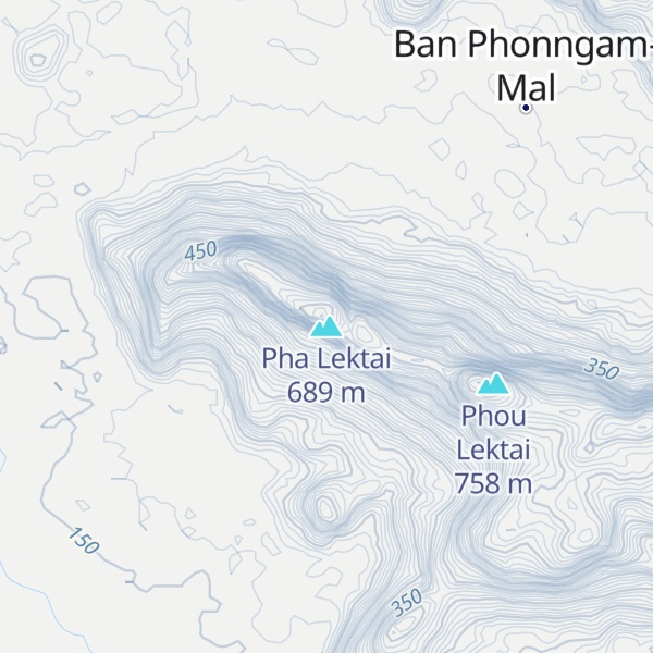 Map of Pha Lektai