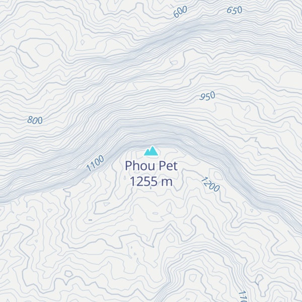 Map of Phou Pet