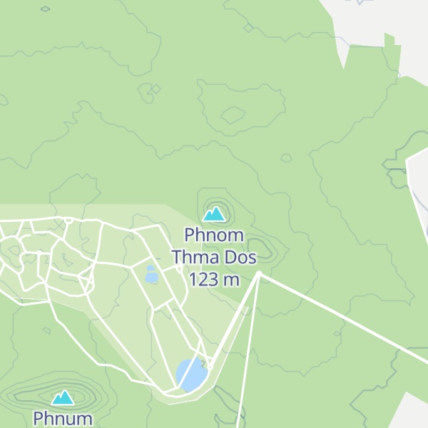 Map of Phnom Thma Dos