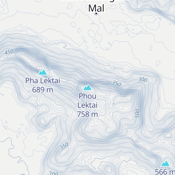 Map of Phou Lektai