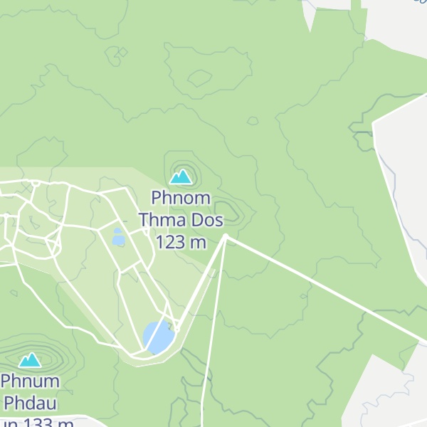 Map of Phnom Tamao