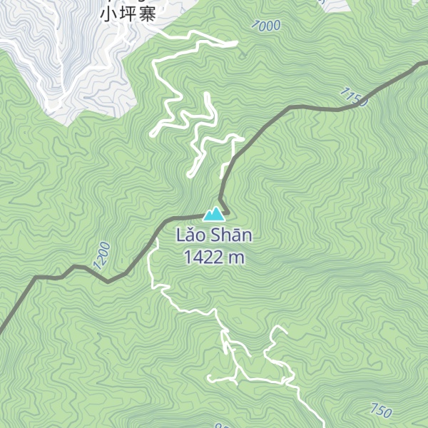 Map of Lǎo Shān