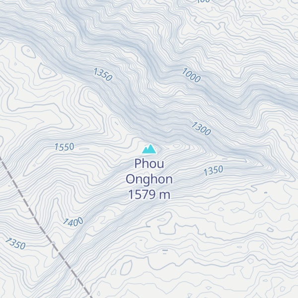 Map of Phou Onghon