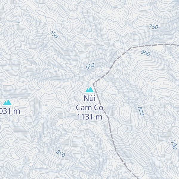 Map of Núi Cam Co