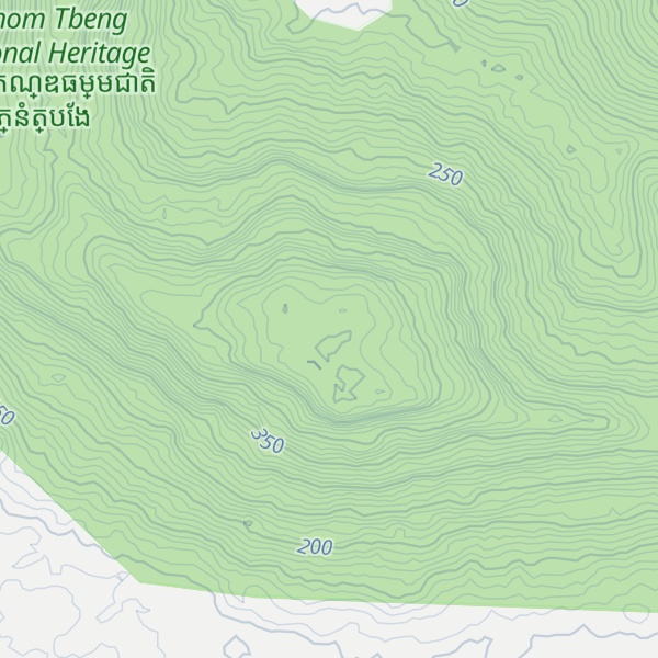 Map of Phnum Tbaeng