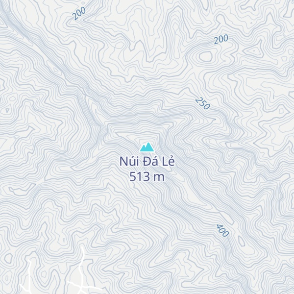 Map of Núi Đá Lẻ
