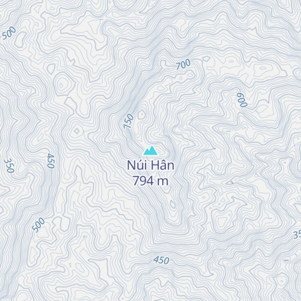 Map of Núi Hân