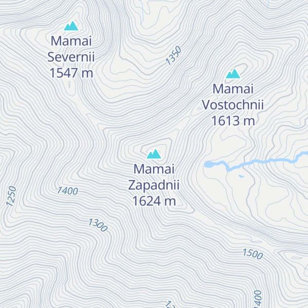 Map of Mamai Zapadnii