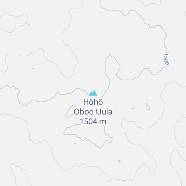 Map of Höhö Oboo Uula
