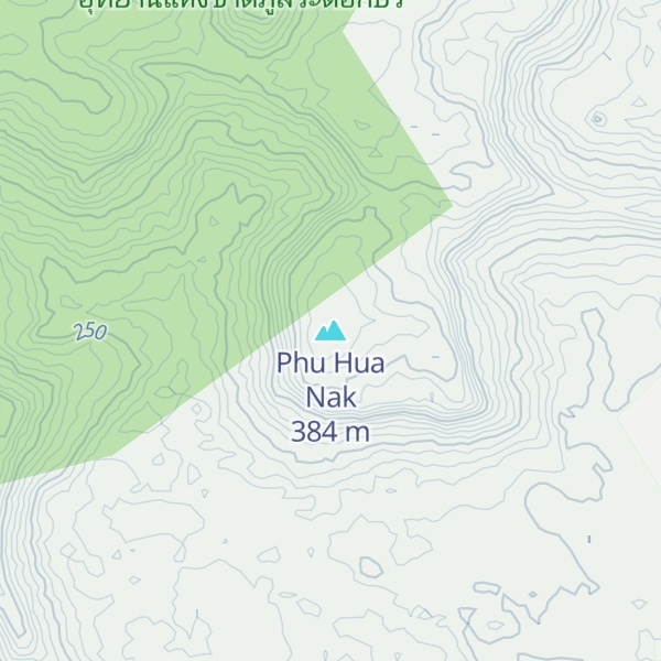 Map of Phu Hua Nak