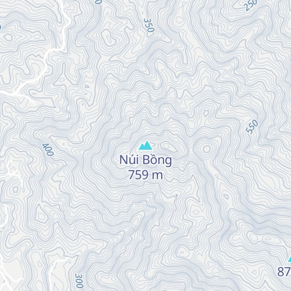 Map of Núi Bồng