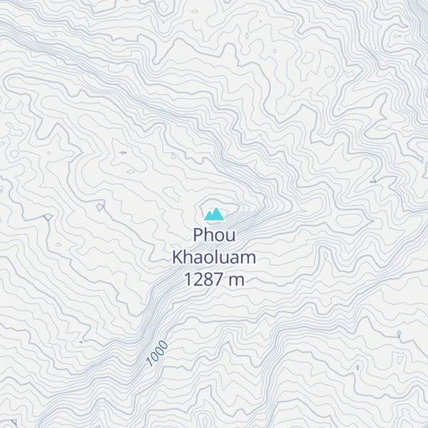 Map of Phou Khaoluam
