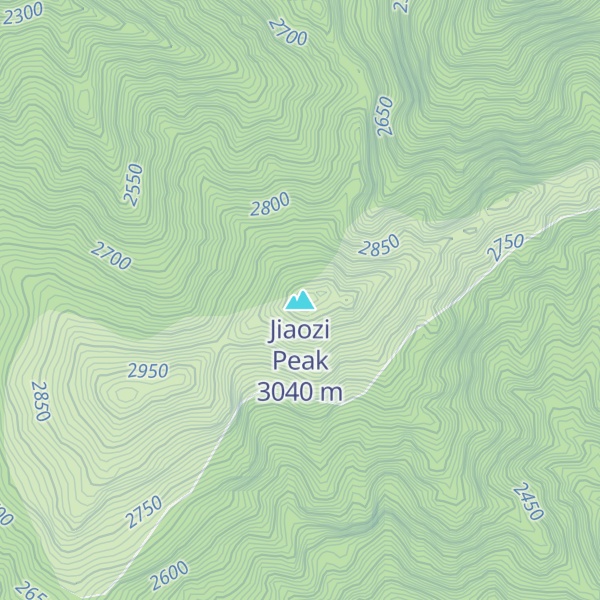 Map of Jiaozi Peak