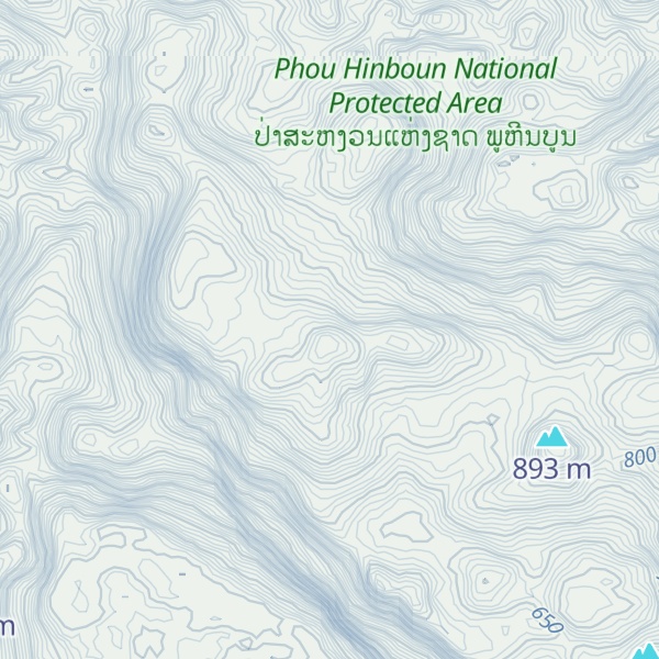 Map of Phou Phaking