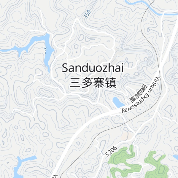 Map of Sān Duō Zhài