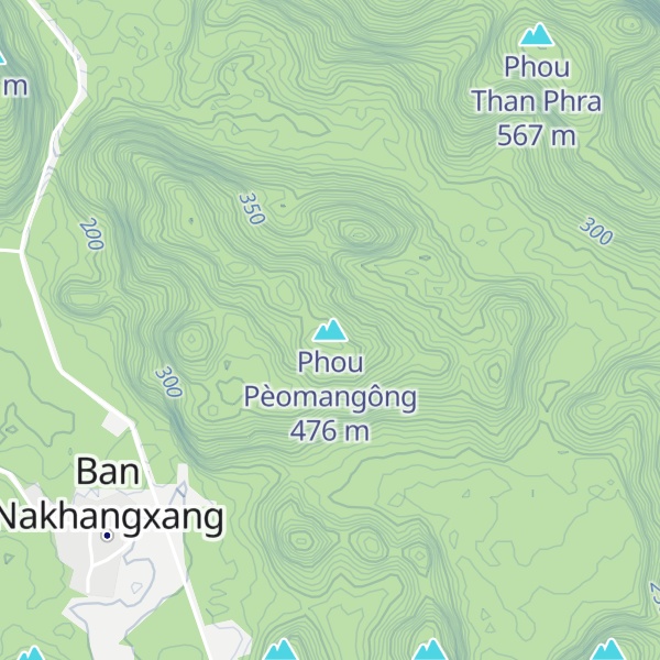 Map of Phou Pèomangông