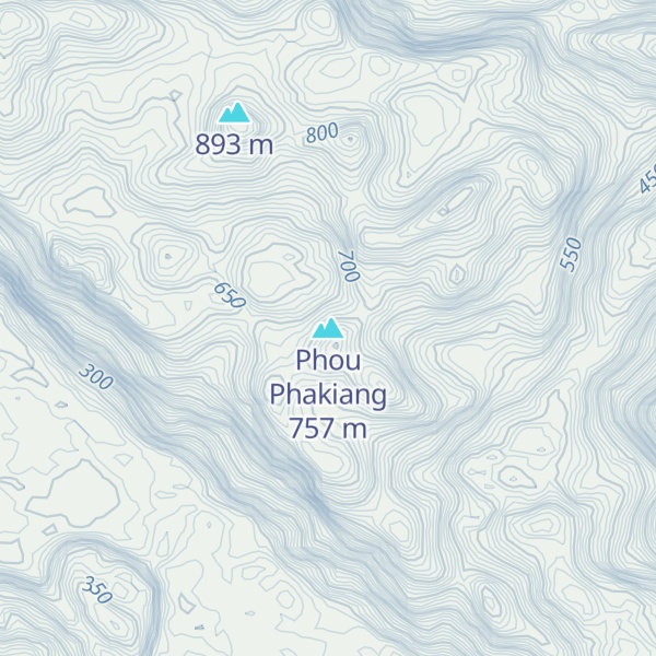 Map of Phou Phakiang