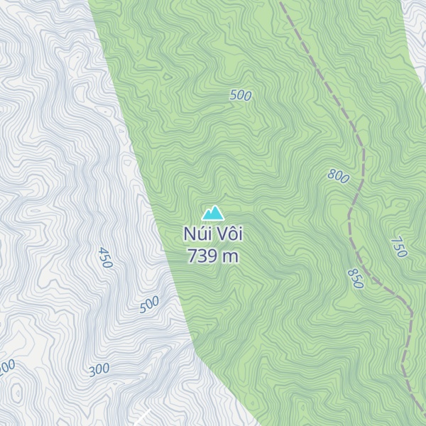 Map of Núi Vôi