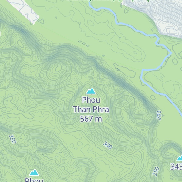 Map of Phou Than Phra