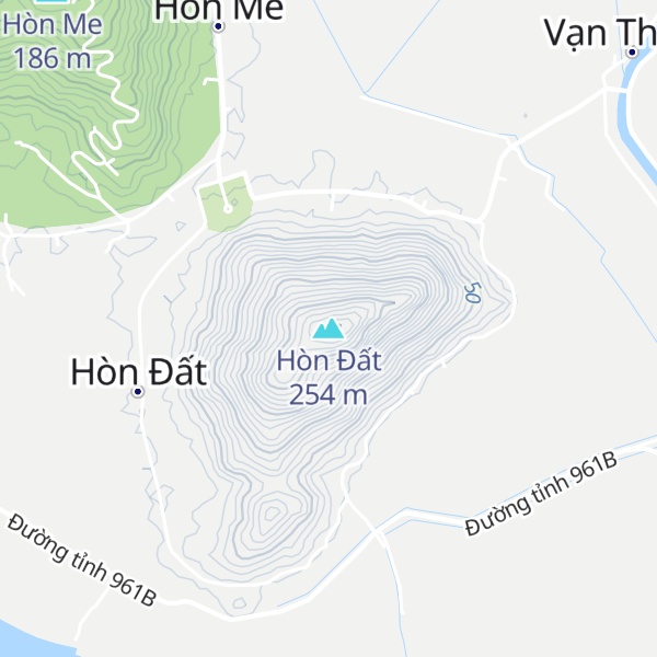 Map of Hòn Đất