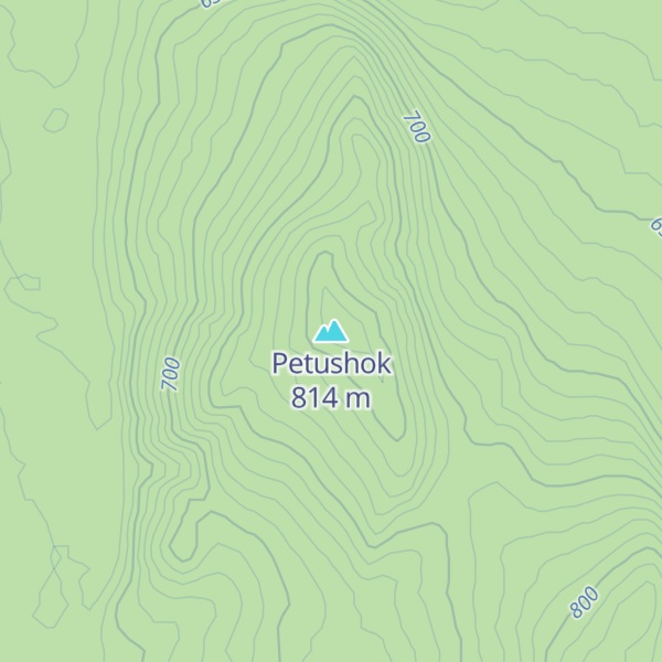 Map of Petushok