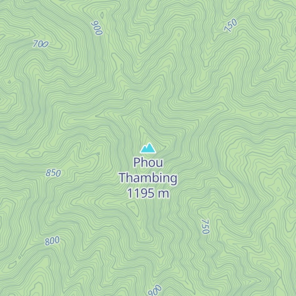 Map of Phou Thambing