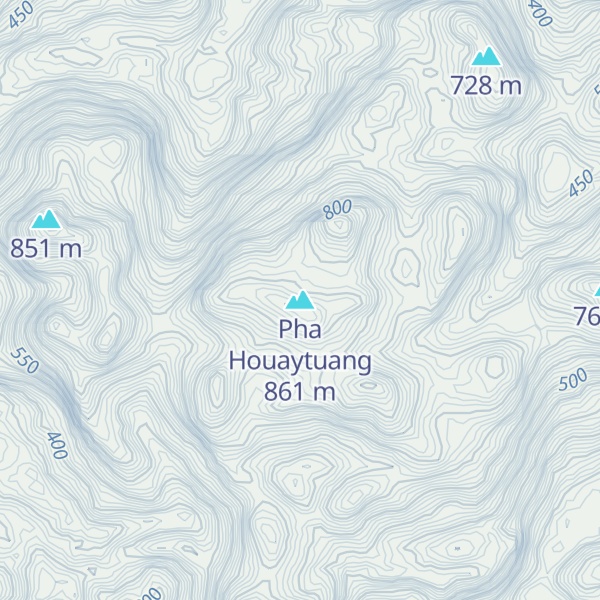 Map of Pha Houaytuang