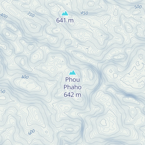 Map of Phou Phaho
