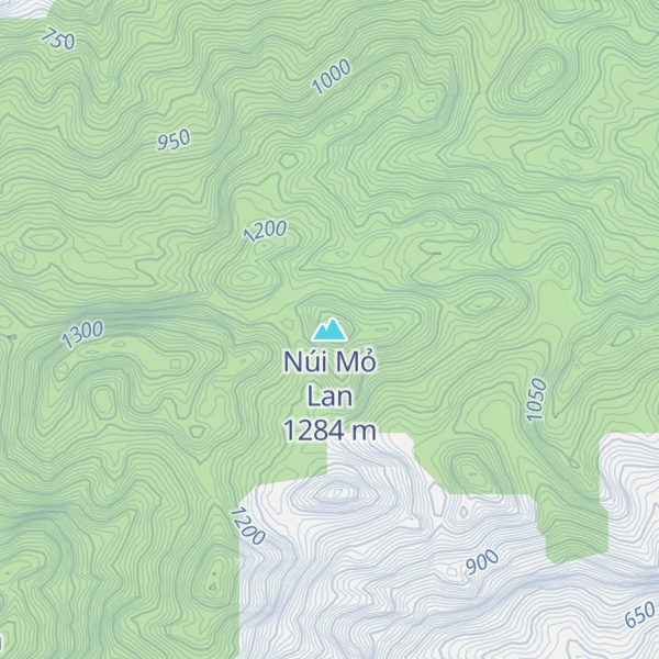 Map of Núi Mỏ Lan
