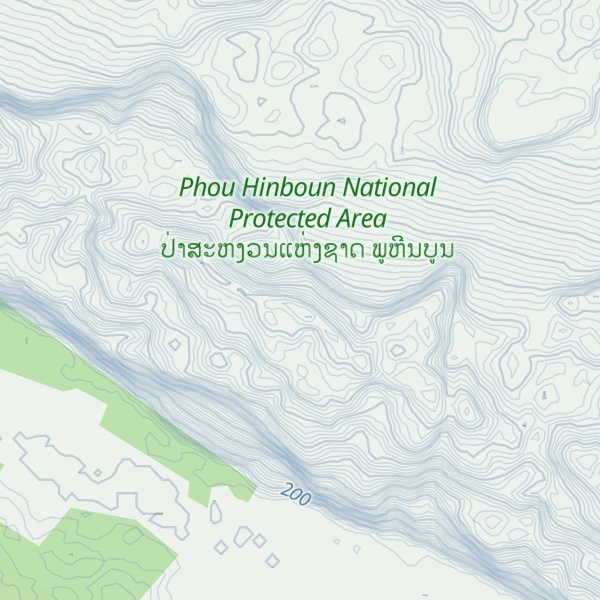 Map of Phou Namthok