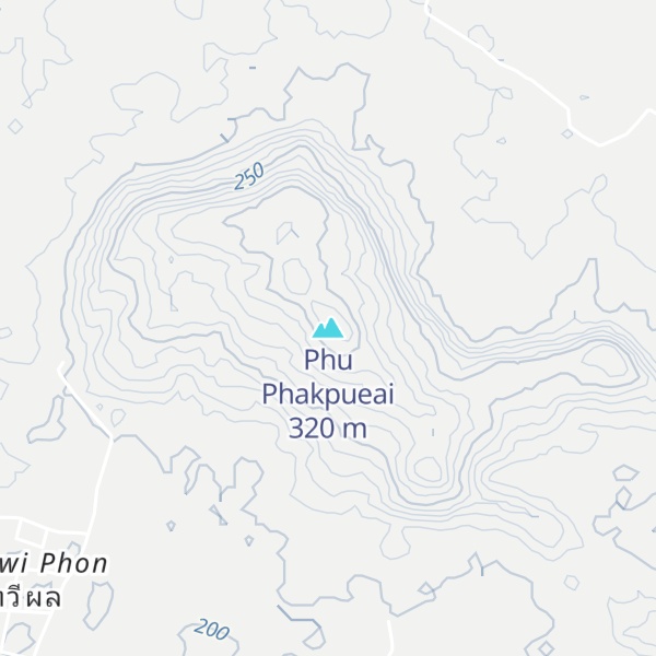 Map of Phu Phakpueai