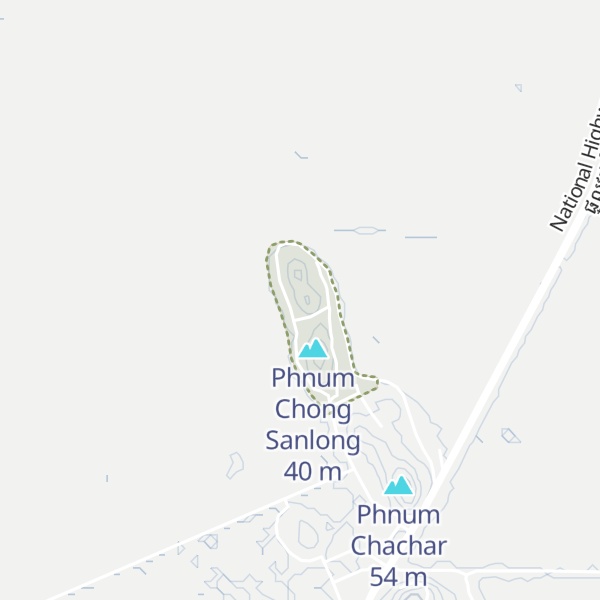 Map of Phnum Kuk