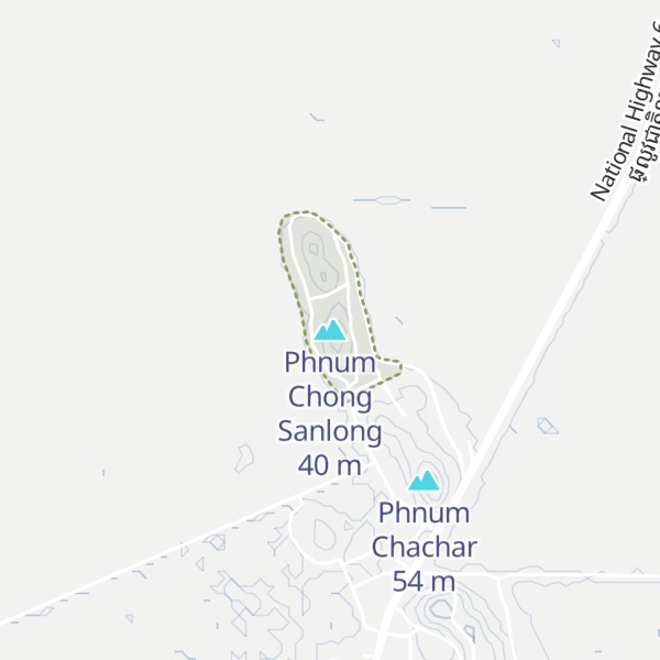 Map of Phnum Chong Sanlong