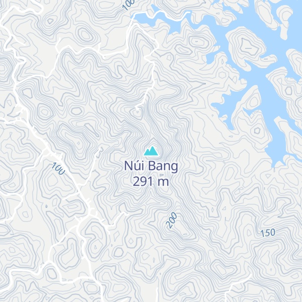 Map of Núi Bang