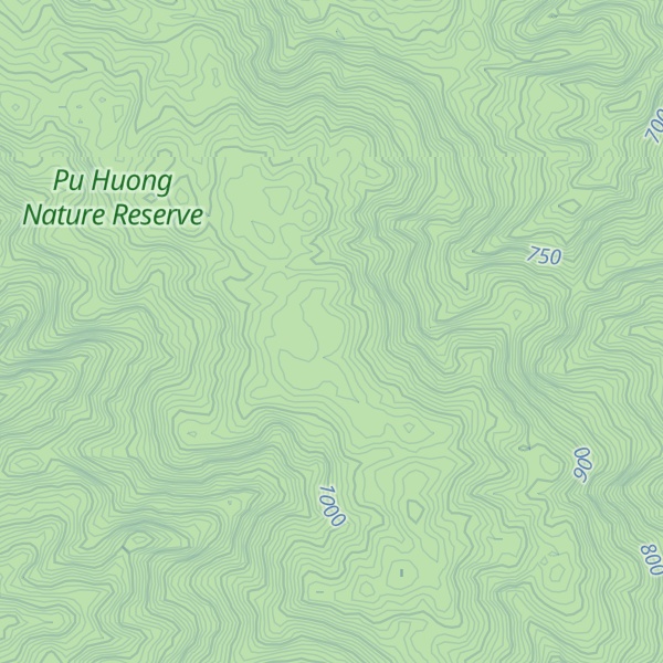 Map of Núi Pù Huống