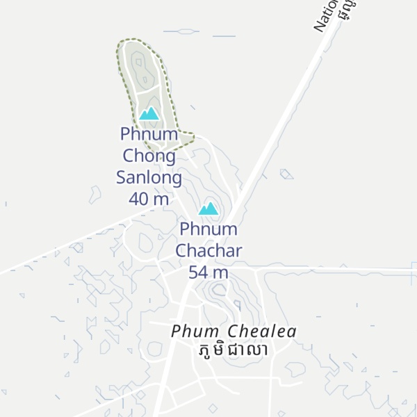 Map of Phnum Chachar