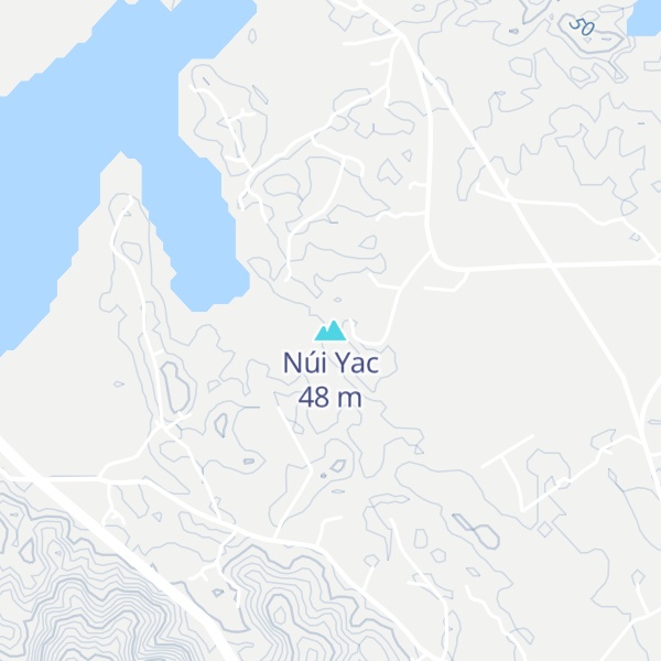 Map of Núi Yac